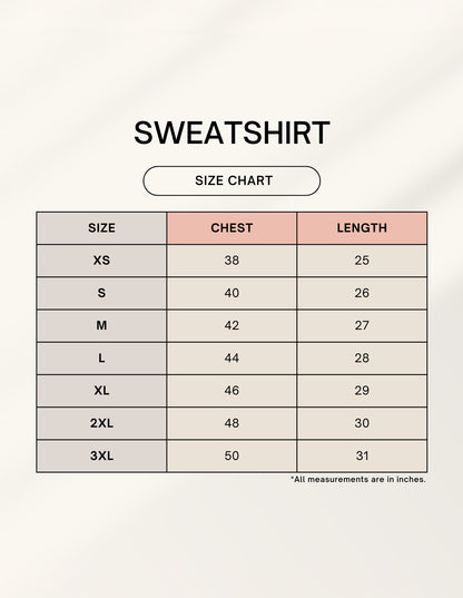 White Botanical Trio Crewneck Sweatshirt
