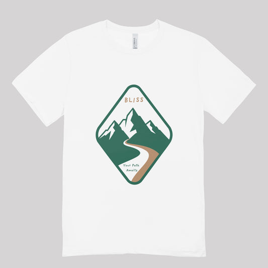 Bliss Mountain Travel Women Oversized Graphic T-Shirt